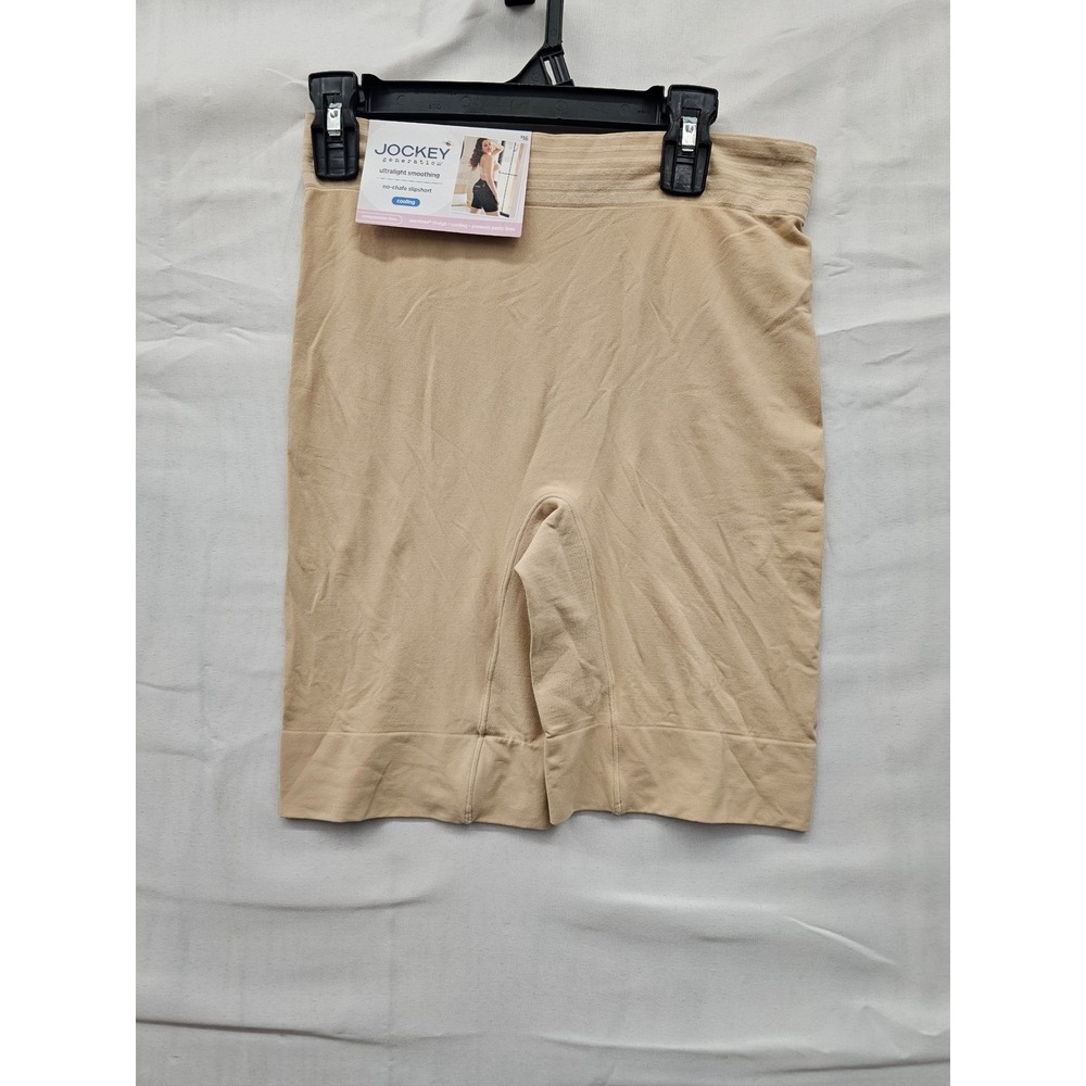 Jockey Generation Women‎ 3XL Beige Ultralight Smoothing No-Chafe Slipshort NWT